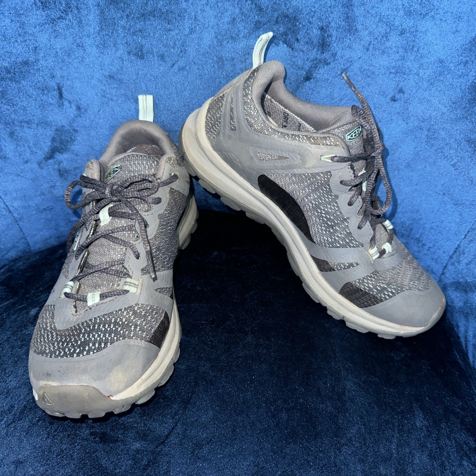 Scarpe basse Keen Terradora II donna taglia 7 grigie escursionismo trail sneaker 1022346