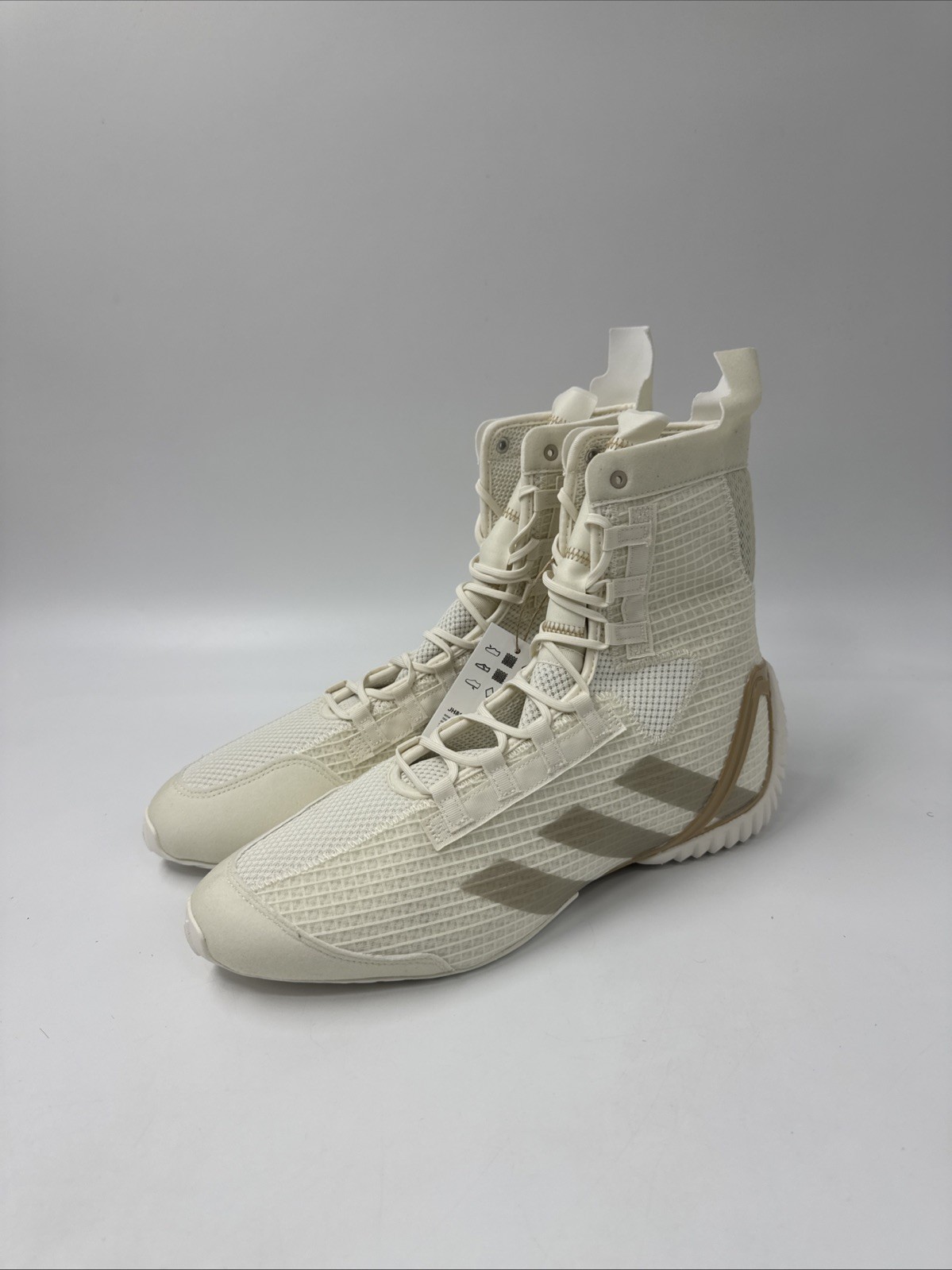 Adidas Speedex 23 Boxing Shoes Off White JH8822 Mens Size 10 thumbnail 2