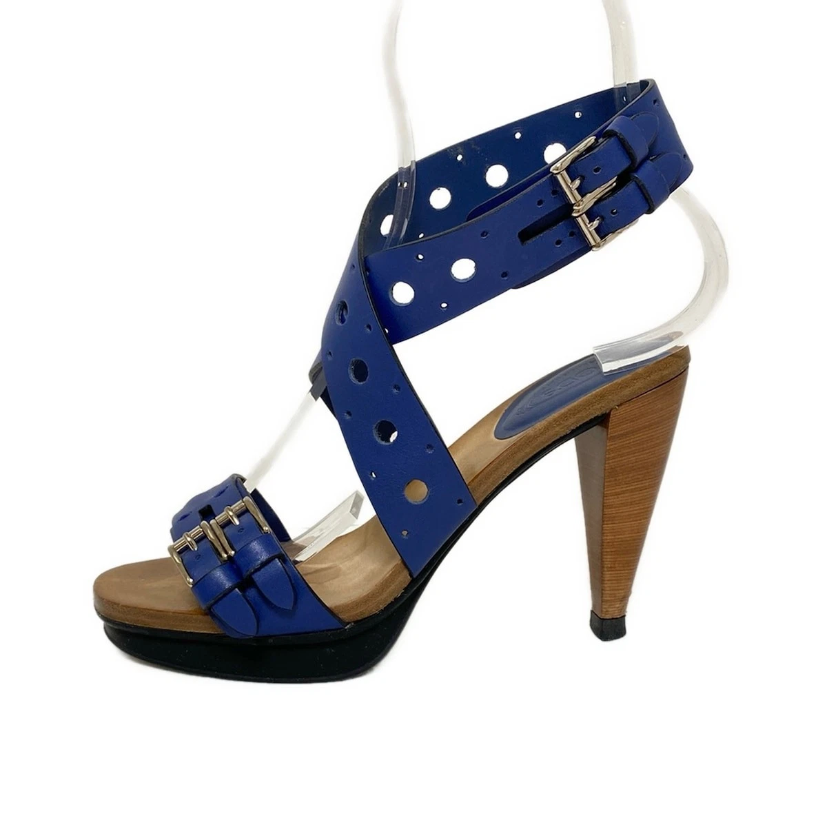 TOD’S AUTENTICO TOD'S Sandali da donna in pelle navy