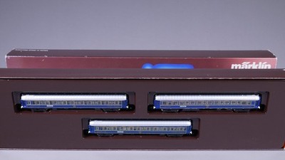 Spur Z Märklin 8777 Schlafwagen-Set Orient Express CIWL LED bel. in OVP #BK_27