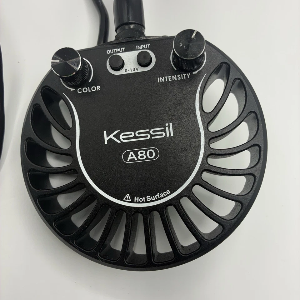 Paquete de luz LED y brazo de montaje Kessil A80 azul atún y mini cuello de cisne nano arrecife Foto 2 de 4