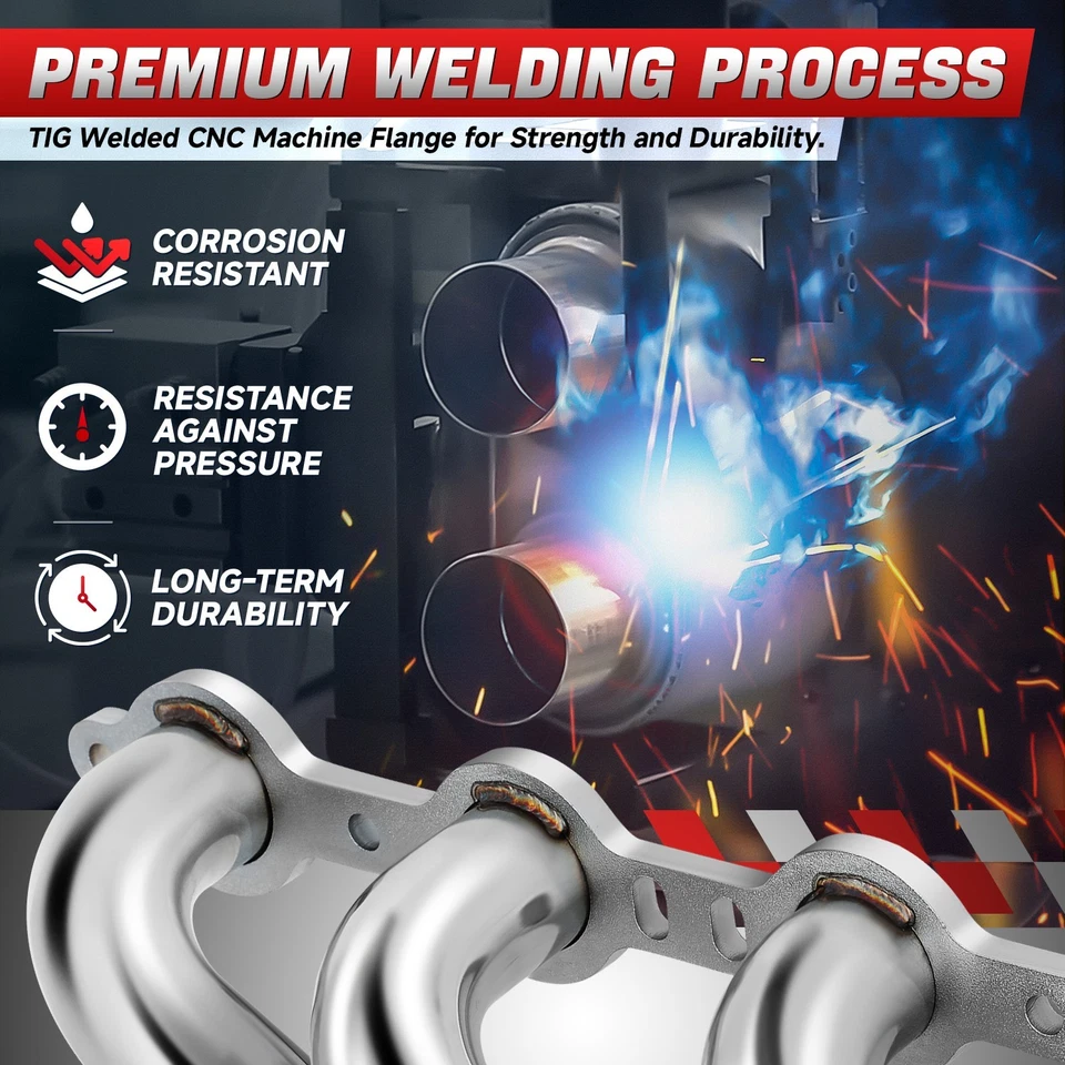 Colector de cabezal de escape para camioneta Silverado Sierra 1999-2006 Tahoe Yukon SUV Foto 4 de 4