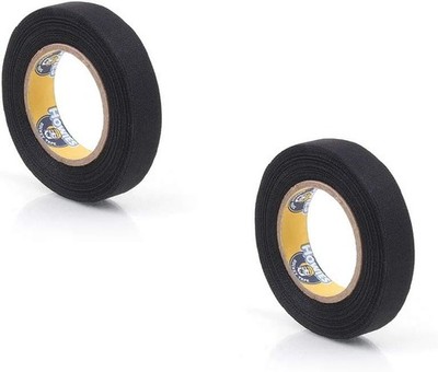 Howies Hockey Tape 0.5'' Knob Tape - Black 2 Pack - Strong Grip, Long-Lasting Adh