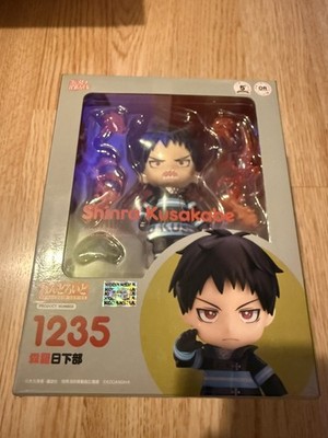 Nendroid 1235 Shinra Kusakabe Fire Force Action Figure Orange Rouge Good Smile