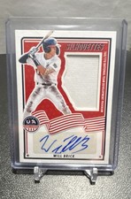 2025 Panini Stars and Stripes - USA Signatures Silhouettes Will Brick #USA-WB...