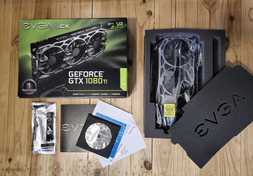 Tarjeta de gráficos EVGA GeForce GTX 1080ti 8 GB GDDR5X (08GP46183KR) - Imagen 1 de 16