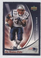 2006 Upper Deck Boston Globe New England Patriots Kevin Faulk #33 9hx
