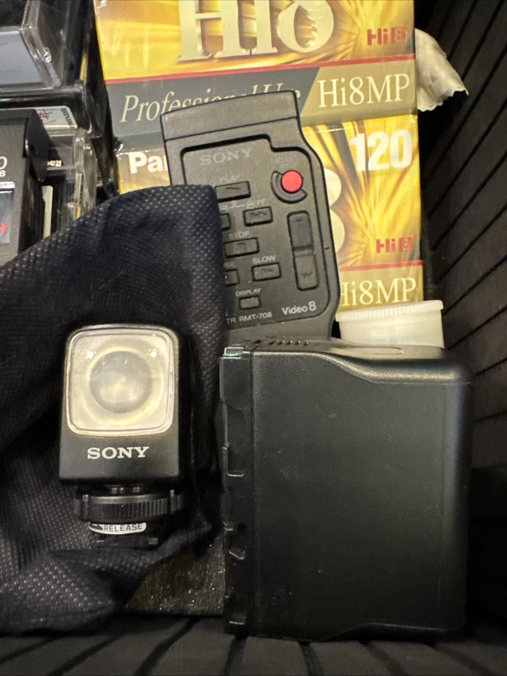 Videocámara analógica Sony Handycam CCD-TRV75 Hi8 Hi-8 8 mm ¡Video funciona! Foto 3 de 4