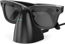 Charger Compatible with Rayban Meta Smart Glasses, Portable Charging Dock for Wa