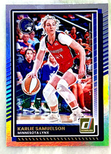 Karlie Samuelson 2025 Donruss WNBA Silver Holo Foil Card- #50 Minnesota Lynx