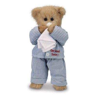 Vintage Retired 10'' Bearington Get Well Illie Willie Bear, Collectible, NWT