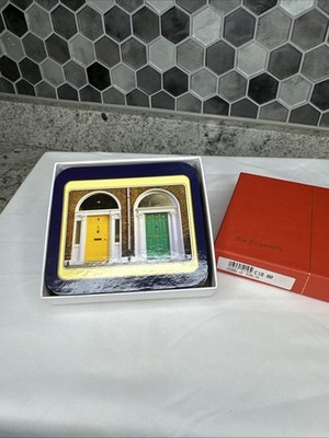 Vintage Irish Coasters  Doors Of Dublin  by Picture Press, Made In Ireland