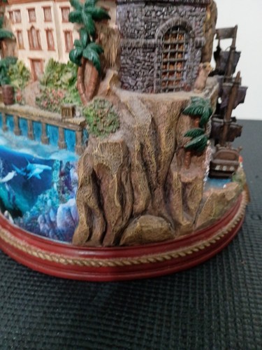 Hawthorne Village Disney Pirates of the Caribbean Curse Black Pearl Island RARE - Picture 18 of 24
