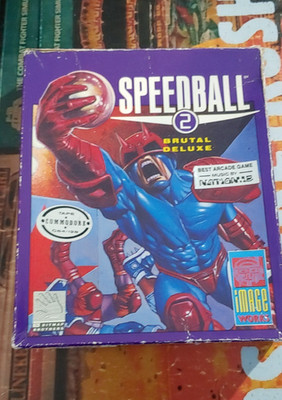 Speedball 2 (1990) Commodore C 64 (Tape, Manual, Box) works 8-bit classic