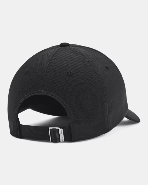 Cappello Under Armour Ua Blitzing Con Visiera Unisex Poliestere Nero/Bianco - Immagine 3 di 3
