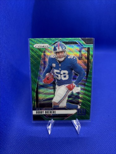 2024 Panini Prizm Green Wave Prizm #216 Bobby Okereke New York Giants - Picture 1 of 3