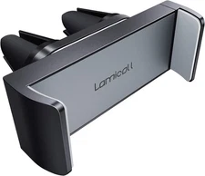 Lamicall Car Cell Phone Mount, Air Vent Clip 🥇NEW Upgraded - Gray 