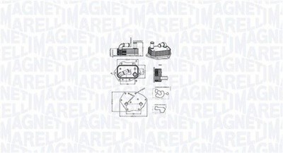 Motor Ölkühler Für CITROEN FIAT FORD JAGUAR LANCIA LAND ROVER 06-19 1103P4