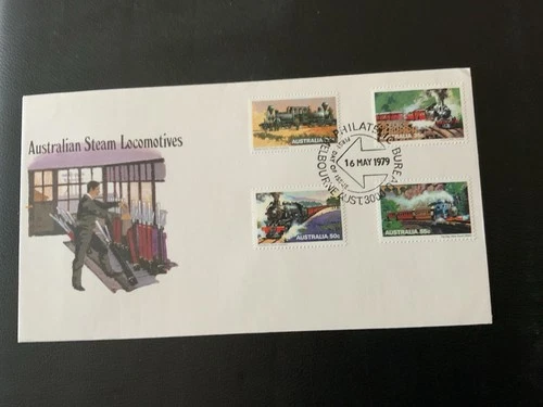 Australia 1979 #707-710 Australian Steam Locomotives - FDC