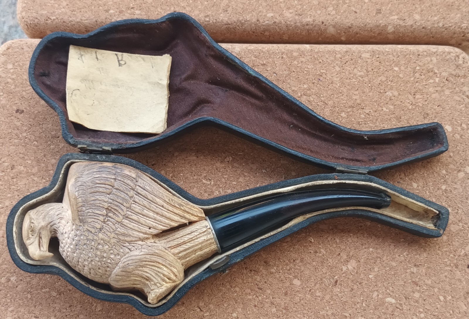 Pipa Schiuma Di Mare Aquila Meerschaum Custodia Forte Razet Grammondo 1940