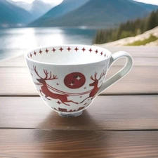 Portobello By Inspire Christmas Mug “OH DEER” SANTA’S REINDEER BigCup