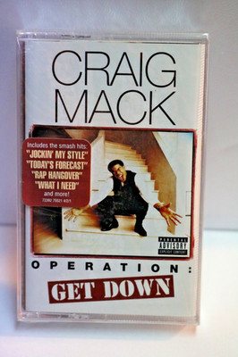 CRAIG MACK -OPERATION GET DOWN-1997 HIP-HOP CASSSETTE New Factory Sealed