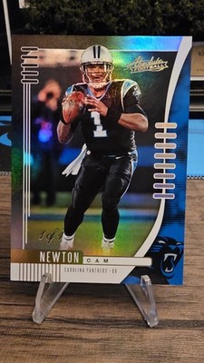 2019 Panini Absolute Cam Newton 1/1 Spectrum Black #82 Carolina Panthers MVP 🔥