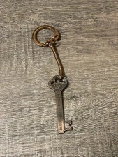 Vintage David L Francis Mayor Huntington, W. Va . Key Shape Keychain 4.5”