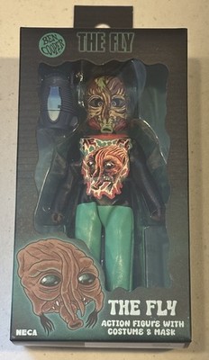 BNIB 2025 NECA Ben Cooper The Fly Action Figure With Costume & Mask (5.5 )