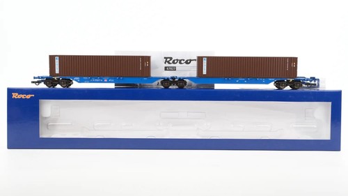 Roco H0 67827 Doppelcontainerwagen DB | Condition: Gebraucht