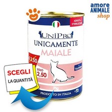 Unipro Cat Adult Allein Schwein Nassfutter Für Katzen Dose 400 Gr