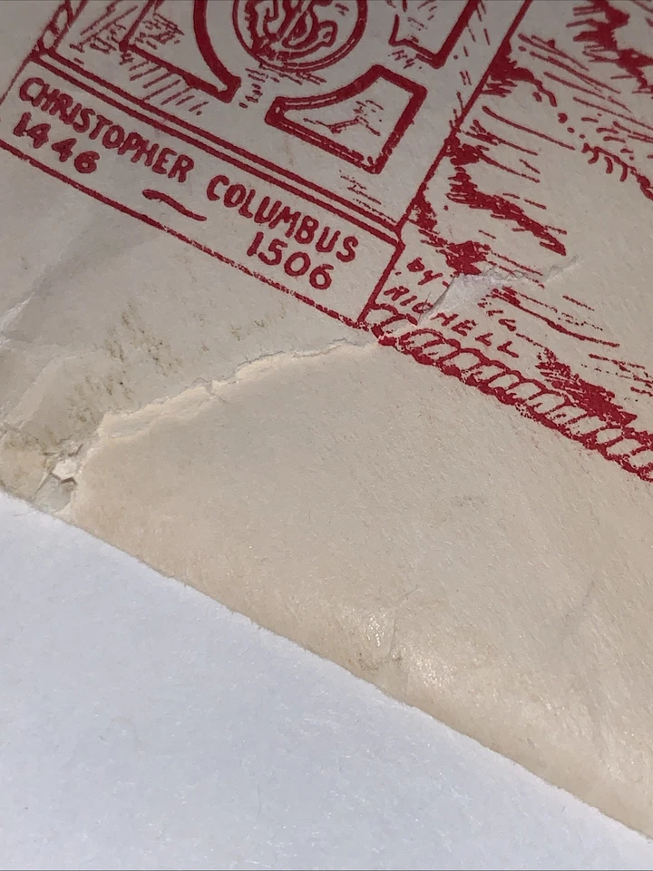 1935 FDC Columbus Day Cachet -Buy US Savings Cancel Stamp/ Oct 12 Columbus Ohio - Image 4 of 4