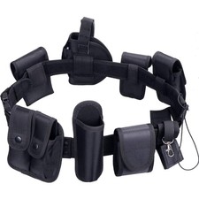 KEESIN 10 in 1 Utility Tactical Gurt mit Taschen Polizeiausrüstung