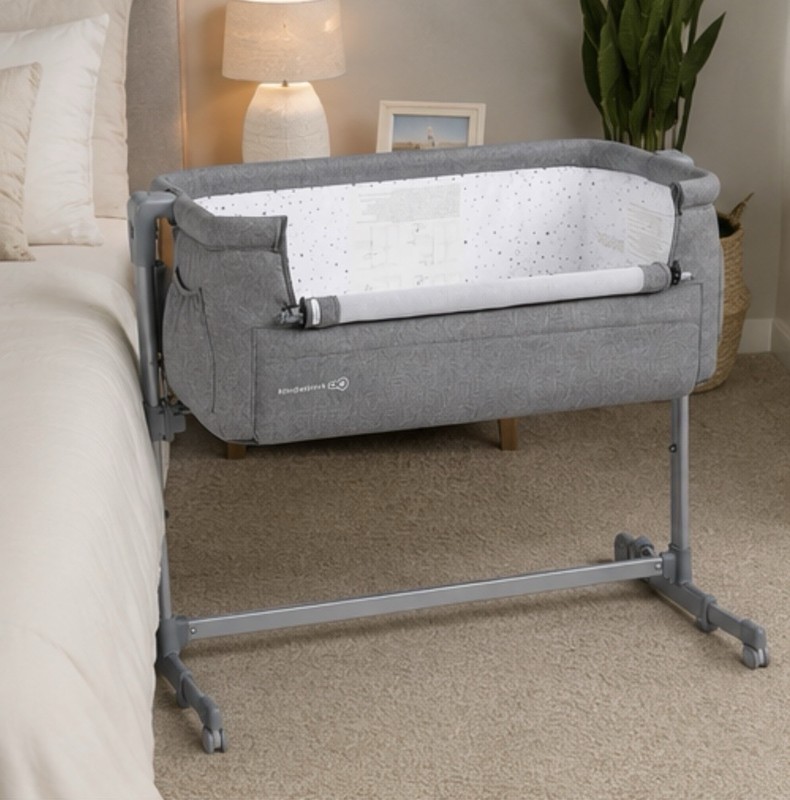Kinderkraft First Generation Neste Bedside Sleeper Bassinet Gray