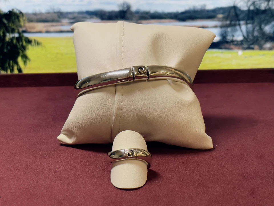 Silber Set Armreif mit Damen Ring W54 Silber 925/ von Pierre Cardin - Bild 2 von 4