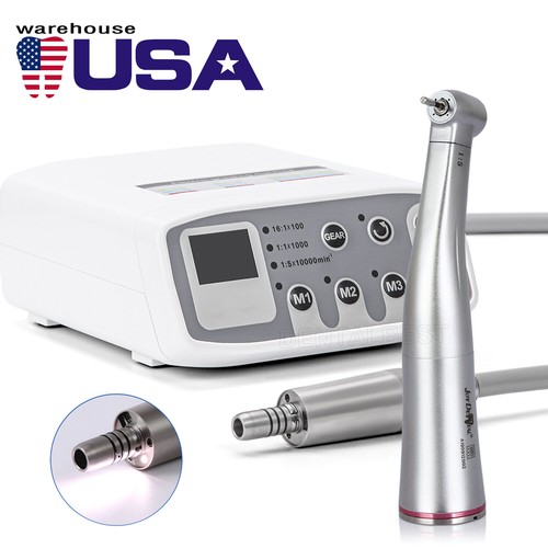 Dental LED Brushless Electric micro motor 4 Hole / 1:5 Increasing Handpiece