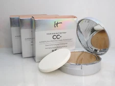 IT COSMETICS CC+ AIRBRUSH PERFECTING POWDER SPF 50+ RICH 0.33 OZ NWB LOT OF 3