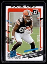 Cedric Tillman 2023 Panini Donruss Rated Rookie Card RC #321