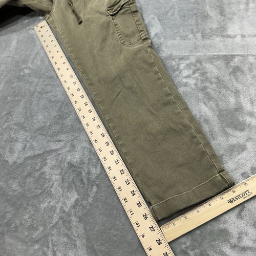 Vigoss Jeans Womens 28 Green Thompson Tomboy Ankle Cargo Stretch Denim Pockets - Picture 5 of 8