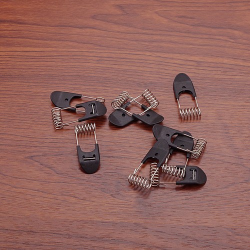 10 Pcs Black Spring Accessories Metal Clips Lighting Springs - Picture 11 of 12
