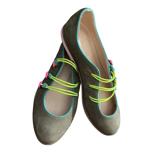 Designer Leather Women’s Flat Shoes | Unique Multicolor Comfortable Ballet Flats - Picture 17 of 18