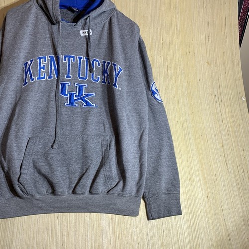 Vintage University Of Kentucky Hoodie Adult Large Grey Long Sleeve Men’s Y2K - Picture 4 of 15