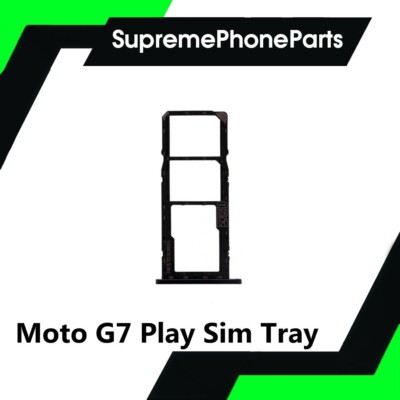 For Motorola Moto G7 Play Dual Sim Micro SD Card Tray Holder Black UK  SELLER UK