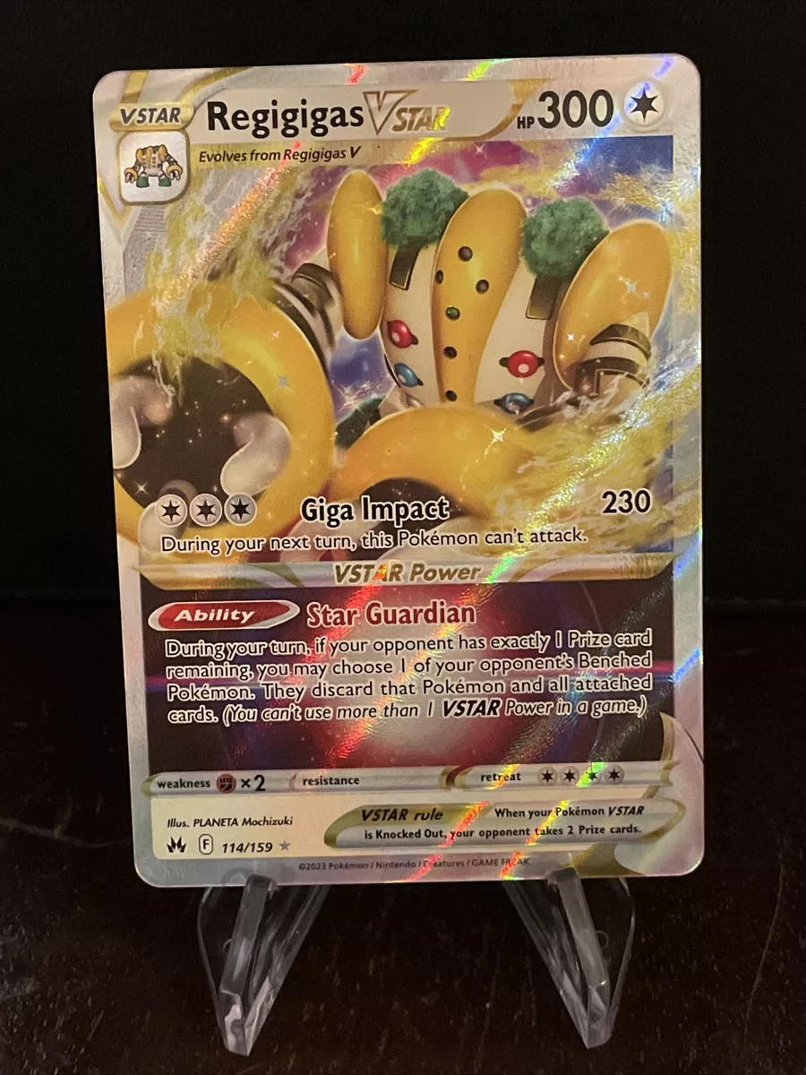 Mavin  Pokémon TCG Regigigas VSTAR Crown Zenith 114/159 Holo Ultra Rare