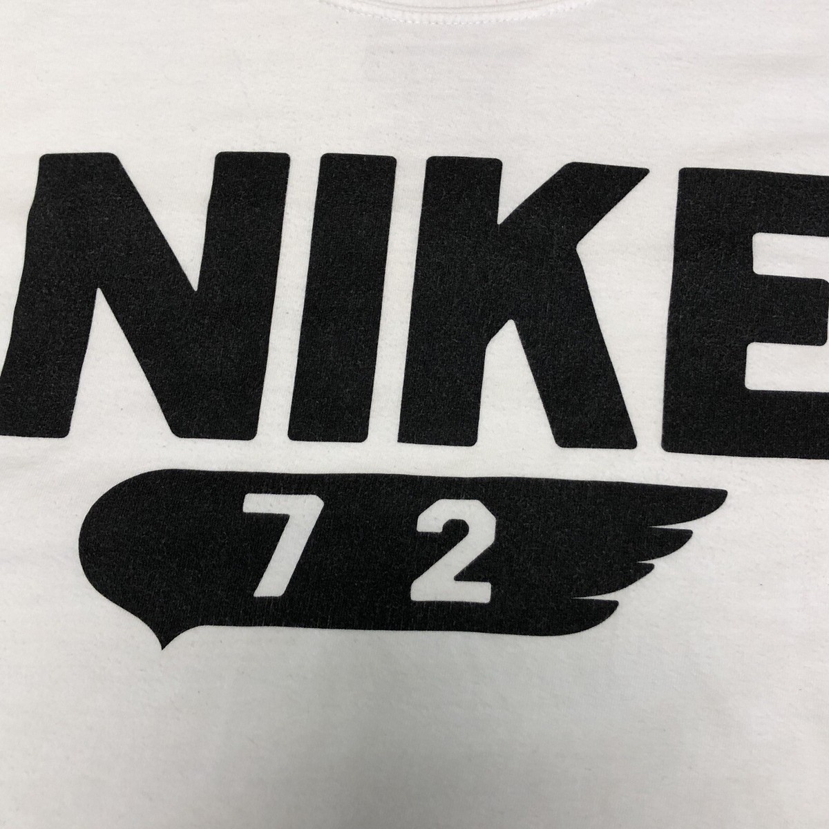 Nike 72 Mens Shirt Large Short Sleeve T Regular Fit White | eBay