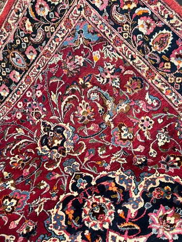 Eleganter Handgeknüpfter Orientteppich Mesched Signiert 310x205 cm carpet rug - Bild 24 von 24