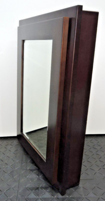 19''W x 5''D x 26''H Medicine Cabinet Bathroom Storage Mirror Assembled - Espresso