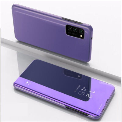 For Samsung Galaxy Phone Luxury Clear View Mirror Leather Flip Stand Case Cover
