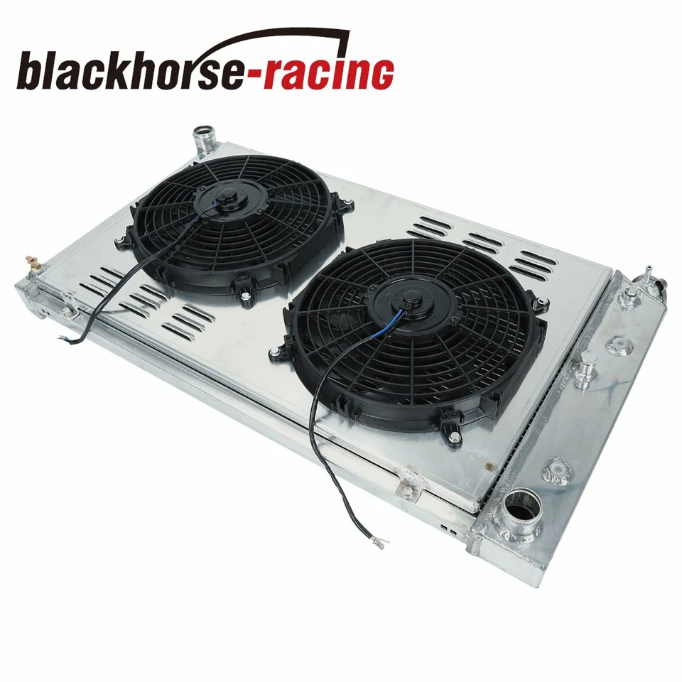 3 Row Radiator+Shroud+Fan+Relay Kit 161 For 1973-1986 Chevy/GMC C/K C10 C20 C30 - Image 2 of 4