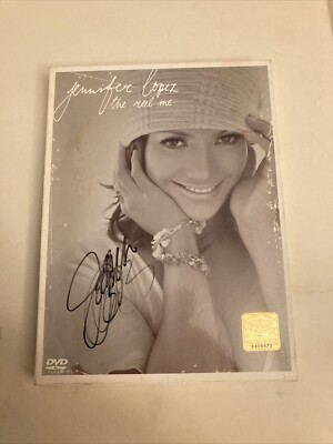jennifer lopez Signed DVD  cover The Reel Me  plus dvd included